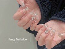 ファンシー 新宿店(Fancy)/クリスマス/冬ネイル/ツイード