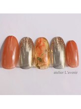 アトリエラブニール/紅葉ネイル