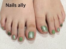 ネイルズアリー 立川店(Nails ally)/ギャラクシー×マグネット×秋色