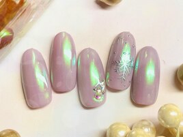 雪結晶ネイル★
