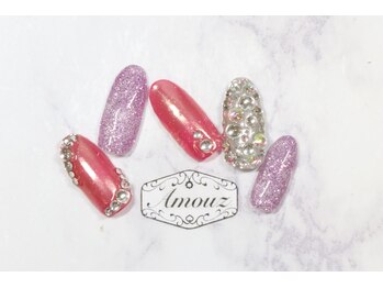 アモウズ(Amouz)/定額【テーマ:ミラーネイル】4