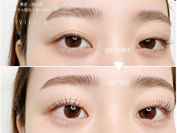ルヴィーク 恵比寿店(lviii k)/眉毛×まつ毛パーマセット￥9900