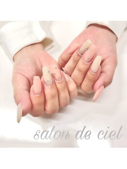 サロンドシエル(salon de ciel)/２色カラーストーン乗せ☆