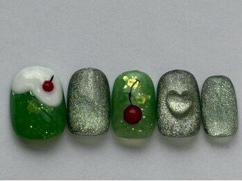 ネイルメゾン 天神店(NAIL MAISON)/メロンクリームソーダ¥9000