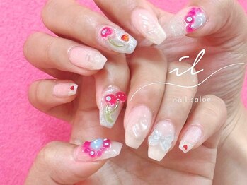 イル 神戸店/ミャクミャクネイル×マグネット