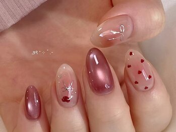 ファンシー 新宿店(Fancy)/冬ネイル/ツイード/ワンホン