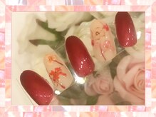 ブリリアント ネイル(Briliant Nail)/秋の押し花アートコース6500円