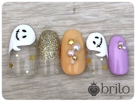 ゴージャスハロウィンネイル