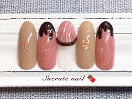 美味なアポロチョコネイル ¥8000