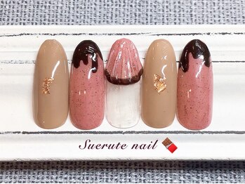 スエルテ ネイルサロン 北千住店/美味なアポロチョコネイル ¥8000