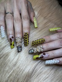 バレンタインネイル