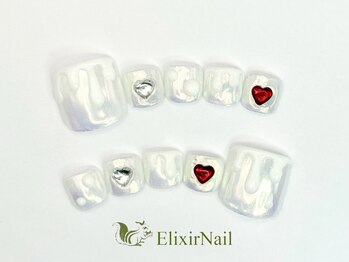 エリクサーネイル 神田(Elixir Nail)/フットやり放題/クーポン使用