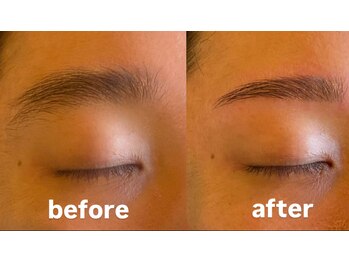 トップルック 横浜店(TOP LOOK)/メンズ眉毛ビフォーアフター