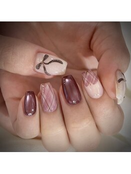 上品チェックデザイン