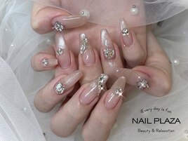 キラキラワンホンネイル