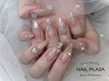 キラキラワンホンネイル