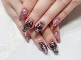 レースネイル/フラッシュネイル