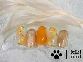 3.4月定額B／お花ネイル