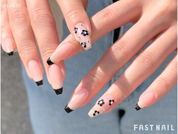 ファストネイル キラリナ京王吉祥寺店(FAST NAIL)/フレンチ×フラワーネイル