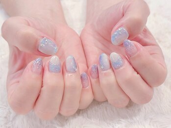 #梅雨ネイル #ニュアンス