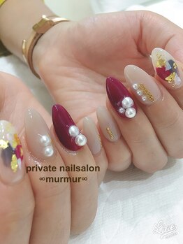 プライベート ネイルサロン マーマ(murmur)/塗りかけネイル
