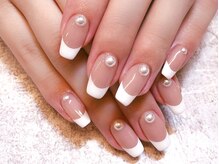 ネイルマジック 仙台一番町店(NAIL MAJIC)/シンプルフレンチネイル￥9900
