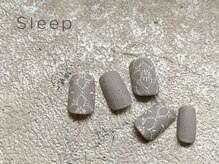 スリープ 中目黒(Sleep nakameguro)/マット系アートネイル