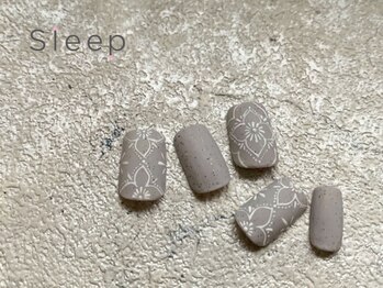 スリープ 中目黒(Sleep nakameguro)/マット系アートネイル