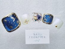 ネイルフロンティア 吉祥寺(NAIL FRONTIER)/夜空のフットマグネット8980円～