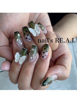 ネイルズリアル 倉敷(nail's RE.A.L)/ドット柄ネイル