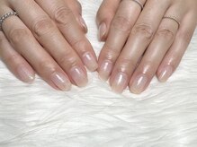 ヒールネイル(heal nail)/ラメ入りivoryグラデーション