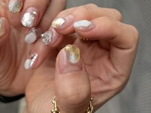 ファンクションネイルズ 表参道 原宿(FUNCTION NAILS)/クリア/シルバー