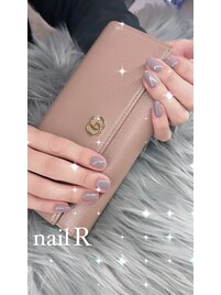 くすみカラーネイルです♪