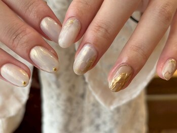 ラクエ(Laque)/ホワイトニュアンス ゴールド