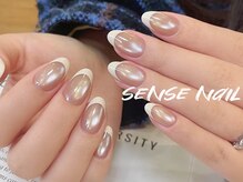 センスネイル 池袋店(Sense Nail)/うるうるマグネットフレンチ