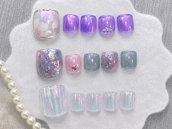 ラボーテ (La beaute)の写真/豊富なデザイン&カラーからお気に入りを選んで華やかな足元に♪角質ケアもお任せください!