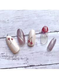 マグネット/パウダー/さくらんぼ