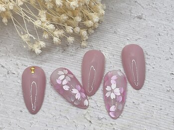 ネイルサロンアンドスクール ブロッサ(BLOSSA)/定額コース¥7700