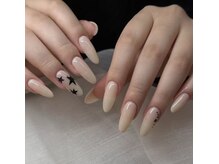 アモールビューティー 新宿店(Amor Beauty)/チップ長さだし　アート2本