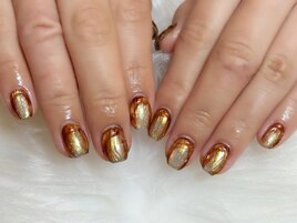 ニュアンス/ショートネイル