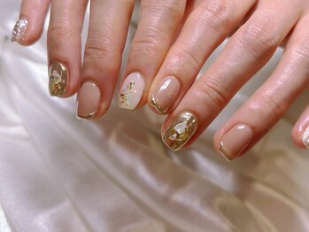 ミラーフレンチネイル