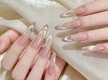 Minuit Nail 渋谷店~フィルイン・韓国ネイル・ワンホン・スカルプ・定額ネイル~の雰囲気(カラー500色!大きいパーツ1500種!韓国ネイル/ワンホン/春夏秋冬)