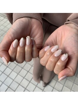Mネイルアンドカフェ シェレステ/シンプルネイル!