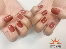 トヨネイル(TOYO NAIL)/クリアブラウンパールカラー☆