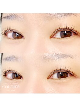 カラーズ ネイル アンド アイ(COLOR'S NAIL&EYE)/オーダーメイドまつ毛パーマ
