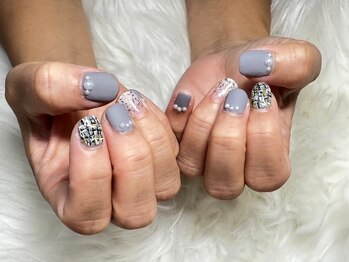 ジェー エス シー ネイル(J.S.C.nail)/サンプルチップ/ツイードネイル