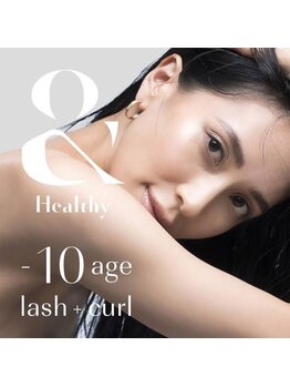 シシュ アイラッシュ 梅田店(SyiSyu eyelash)の写真/新メニュー「＆Healthy」まつげエクステを装着後まつげパーマを当てナチュラルで美しいカールが持続☆