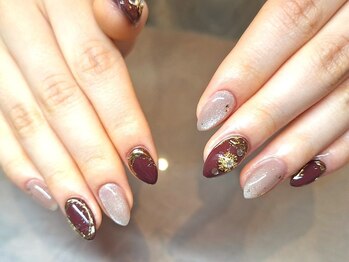 ユコネイル 茨木(Yuko Nail)/雪の結晶/マグネット