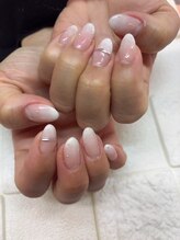 爪屋/ホワイトグラデーション