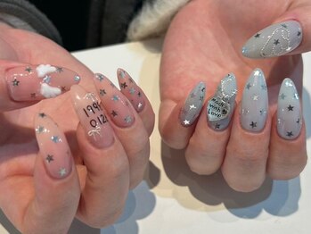 シェリーラメール 原宿店(cherie la mer)/ちぐはぐネイル